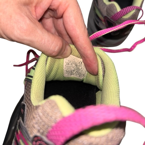 ASICS Women’s Size 10 Gel Venture 5 Running Shoes T5N9Q Gray Pink Lime Green - Picture 8 of 8